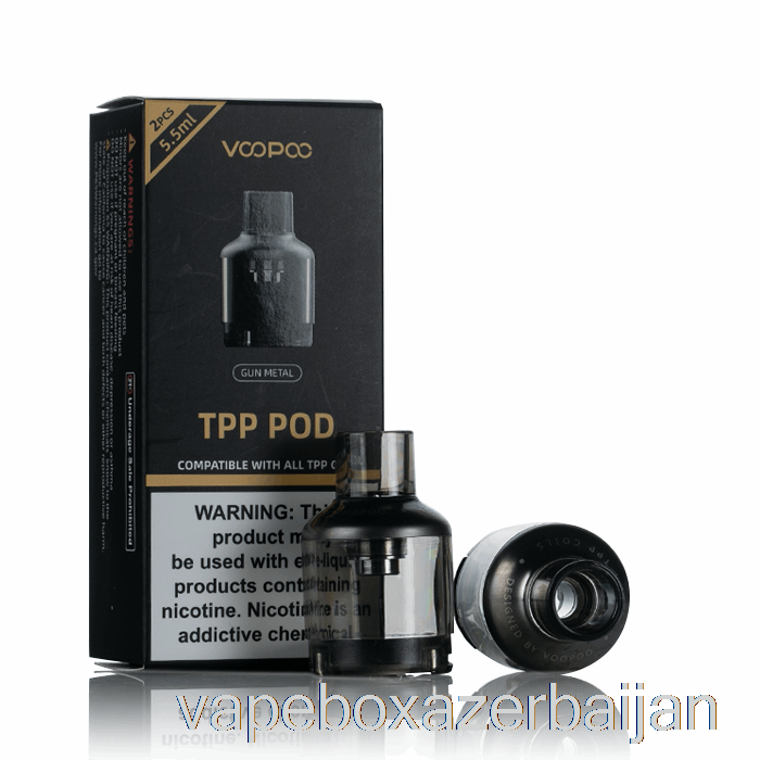 Vape Baku VOOPOO TPP Replacement Pods Gunmetal